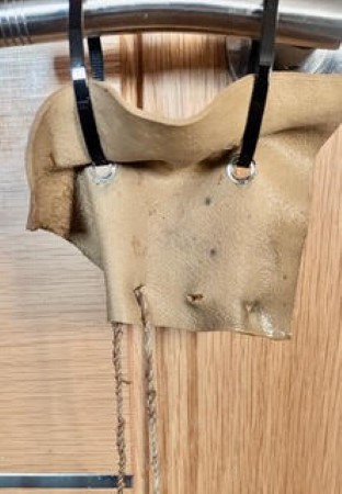 Control: The sinew slipped out immediately.