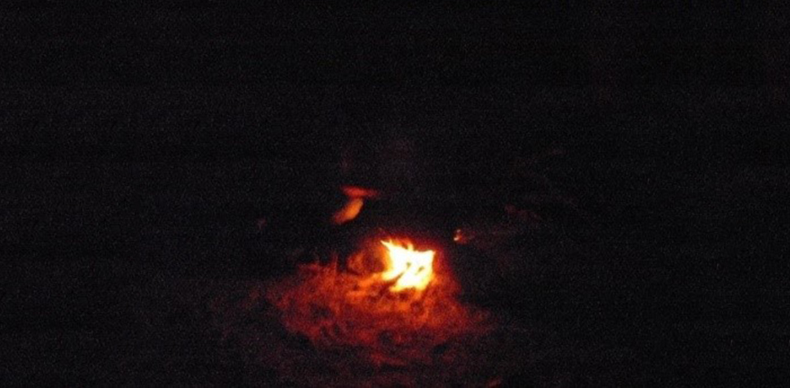 Lighting the Dark in The Palaeolithic - Experimental design set up (flat hearth with randomised collection, size and state of the wood) and images of Pinus fire experiment P1. 