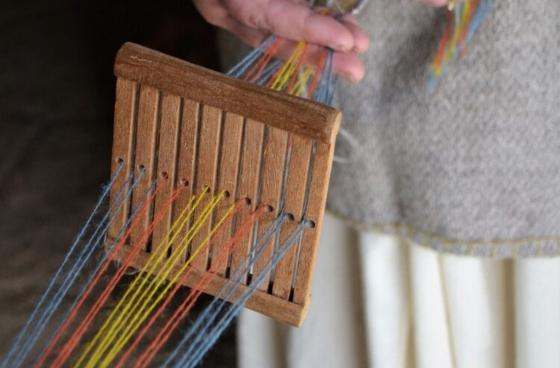 Flax and weaving workshop