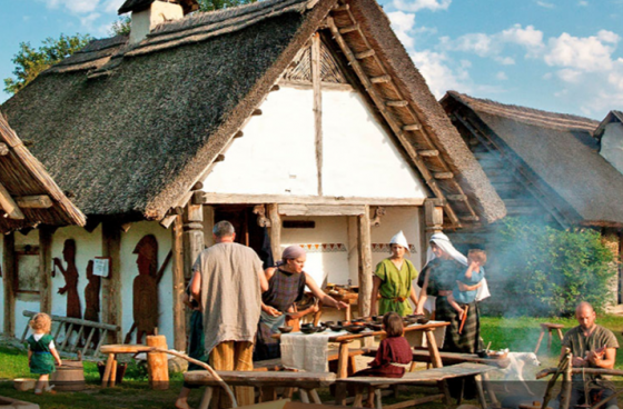 Big Festival with Floats and Millet Porridge at Keltendorf Mitterkirchen