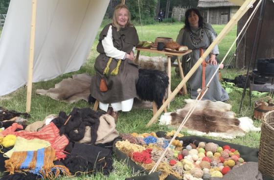 Colchester Historical Re-enactment Society at Butser Ancient Farm