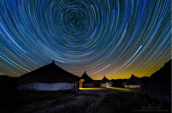 Butser Ancient Farm roundhouses